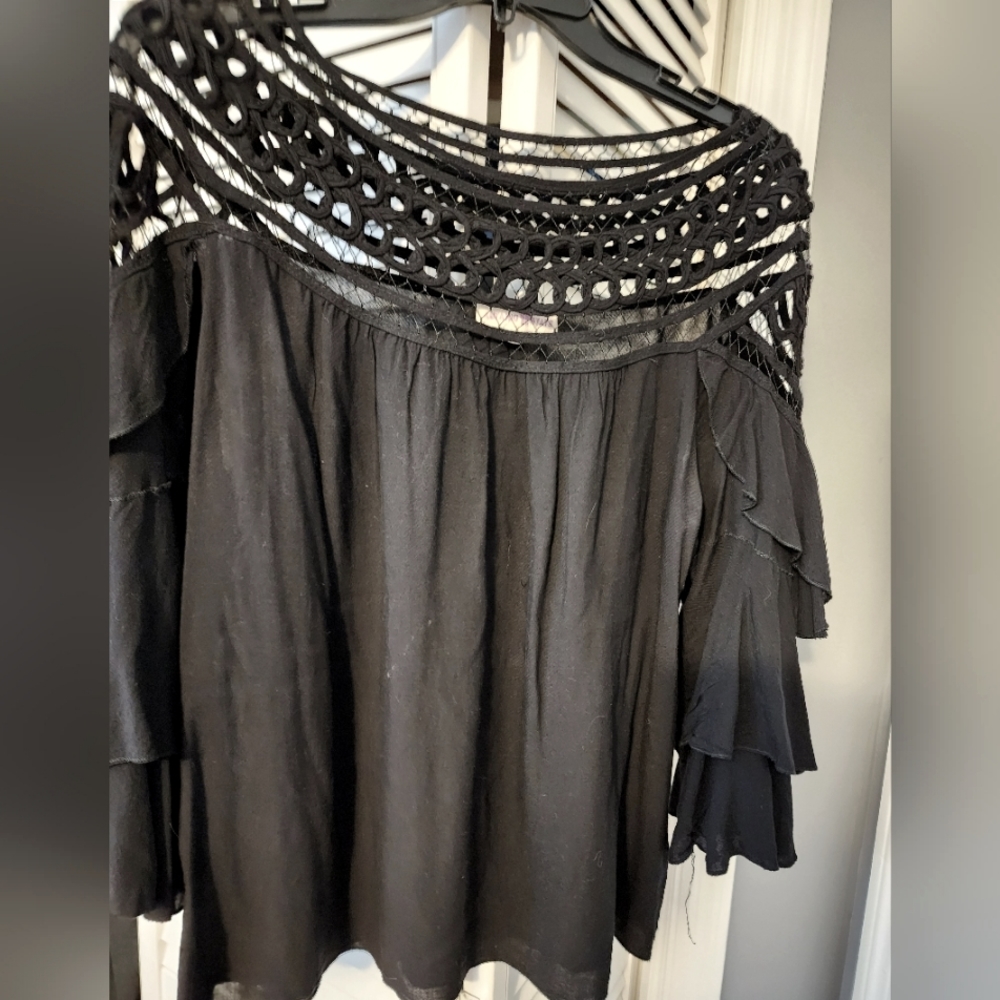 Altar'd State brand black blouse in size large